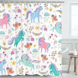 Brand new unicorn shower curtain perfect for kids